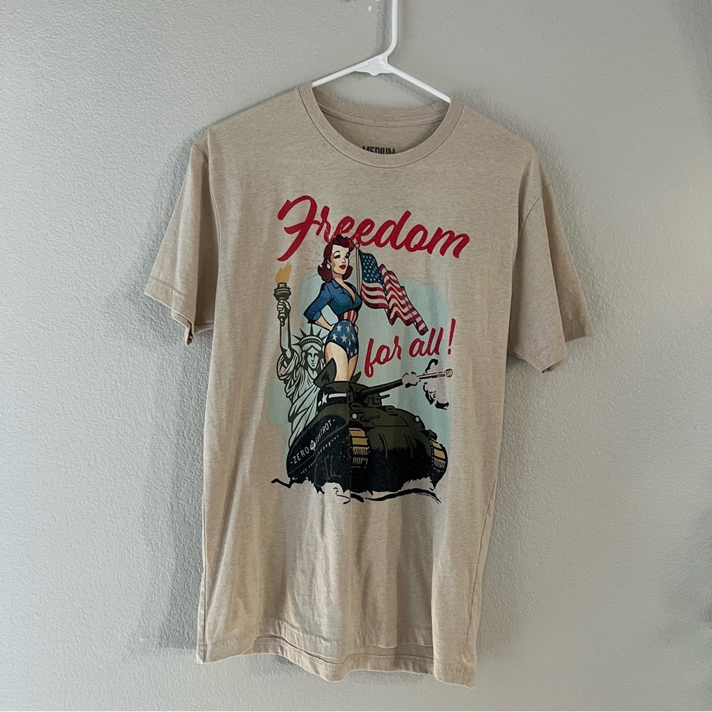 Zero Foxtrot Tan Freedom Tee